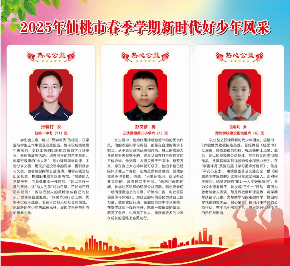 【2025年仙桃市春季学期“新时代好少...